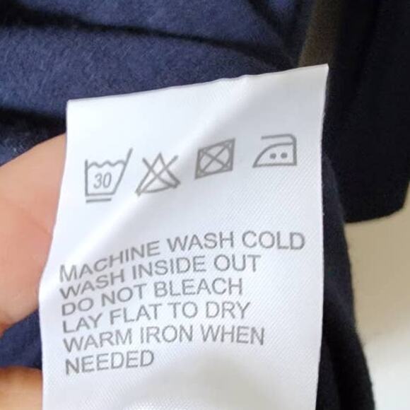 Chaser Cool Jersey Knit Bell Sleeve Scoop Neck Dress Navy Blue Small - Picture 6 of 8